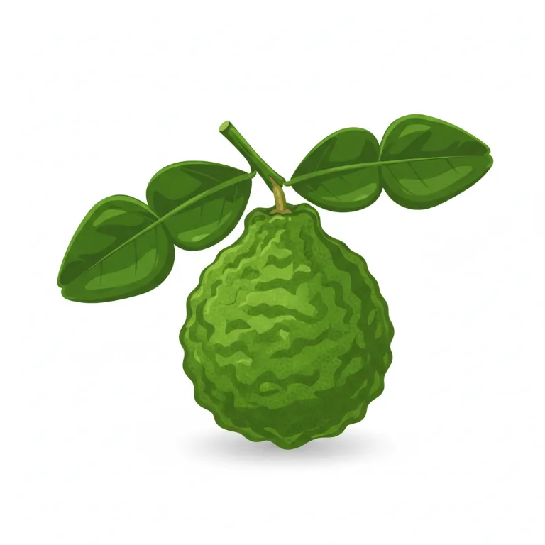 Illustration un combava - Les fruits tropicaux