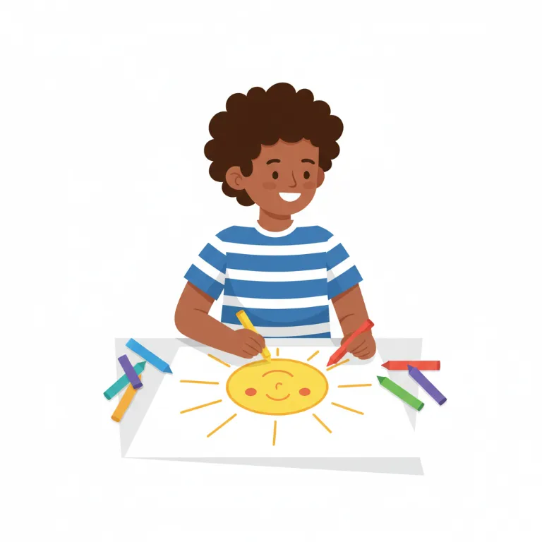 Illustration dessiner - Les verbes d'actions