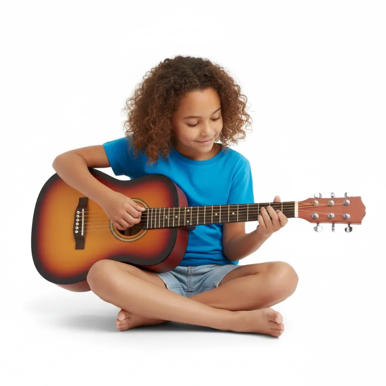 Illustration une guitare - Les instruments de musique