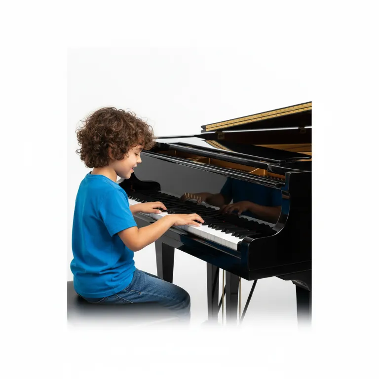 Illustration un piano - Les instruments de musique