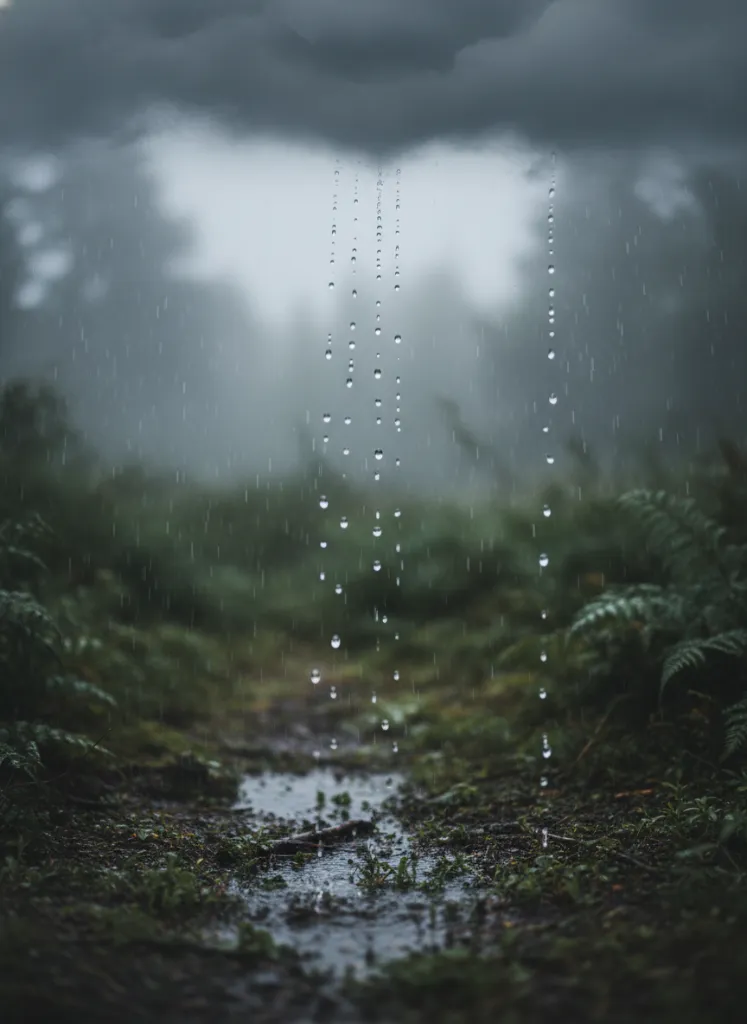 Illustration la pluie - La météo