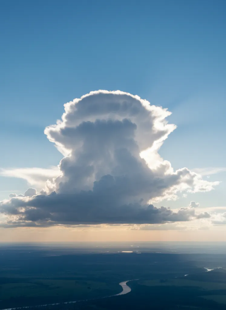 Illustration un nuage - La météo