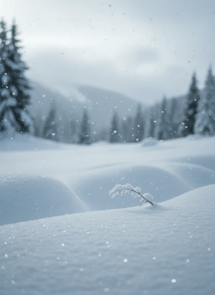 Illustration la neige - La météo