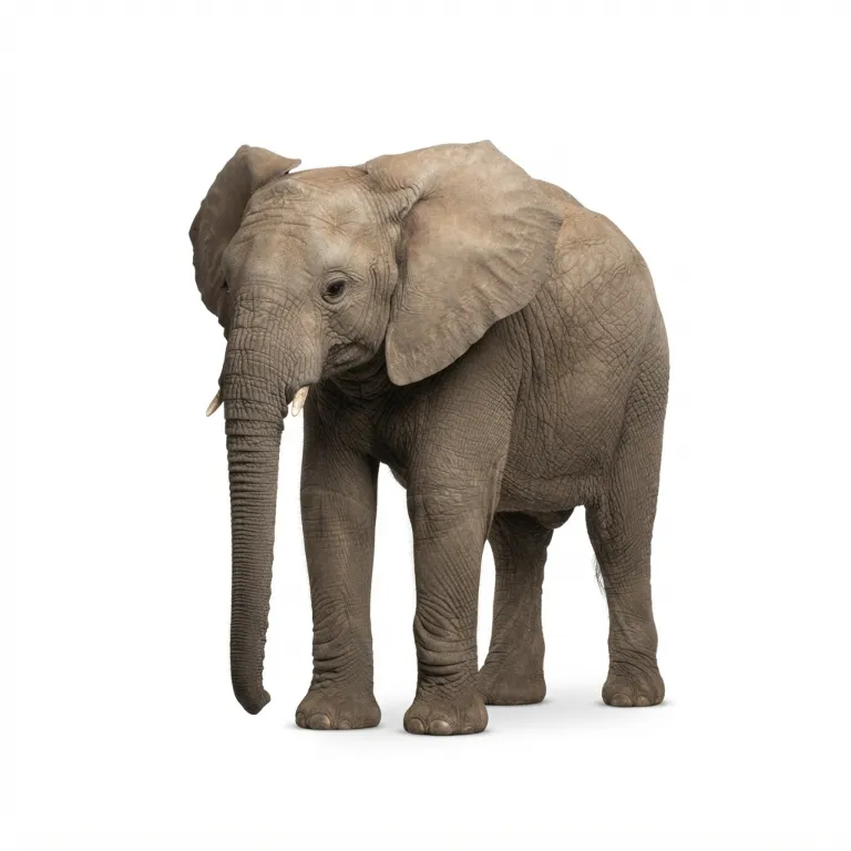 Éléphant d'Afrique avec ses grandes oreilles et sa trompe
