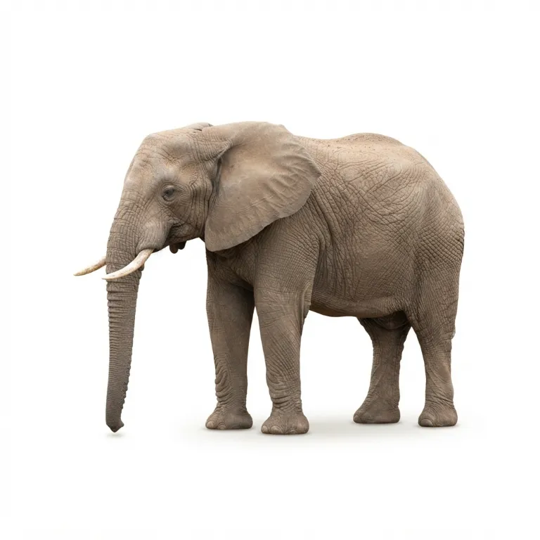 Éléphant d'Afrique avec ses grandes oreilles et sa trompe