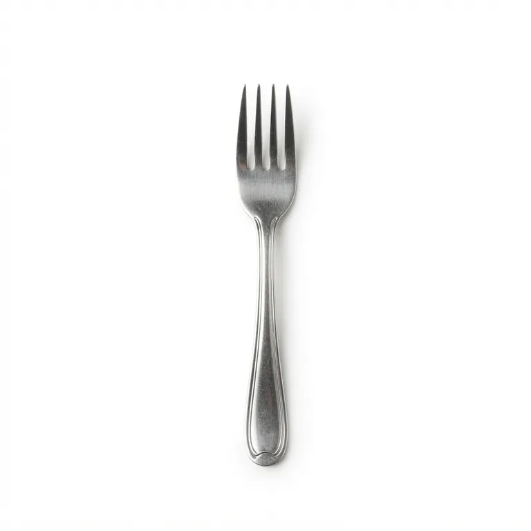 Fourchette en métal à quatre dents