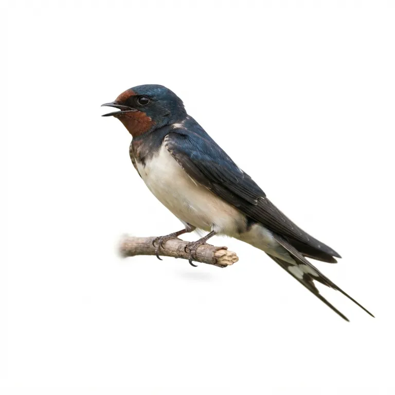 Hirondelle en plein vol